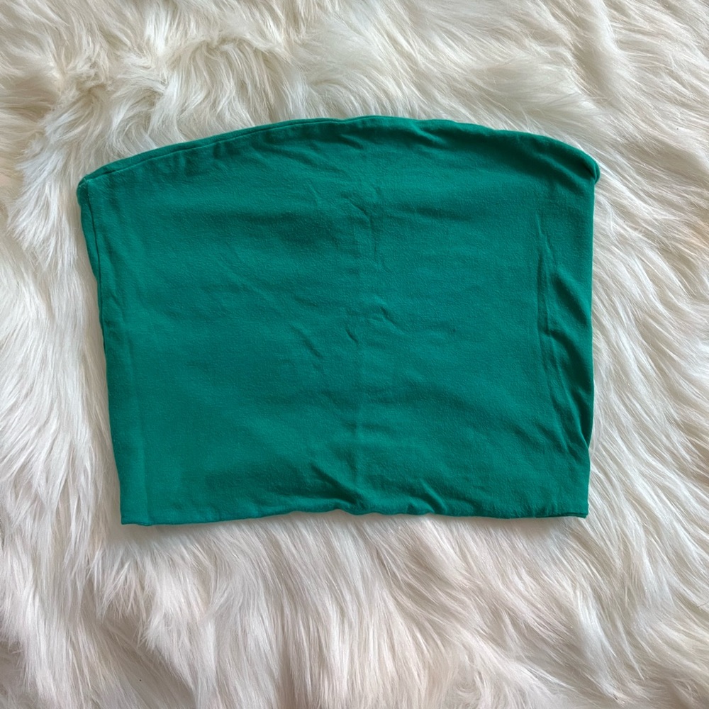 Green tank top